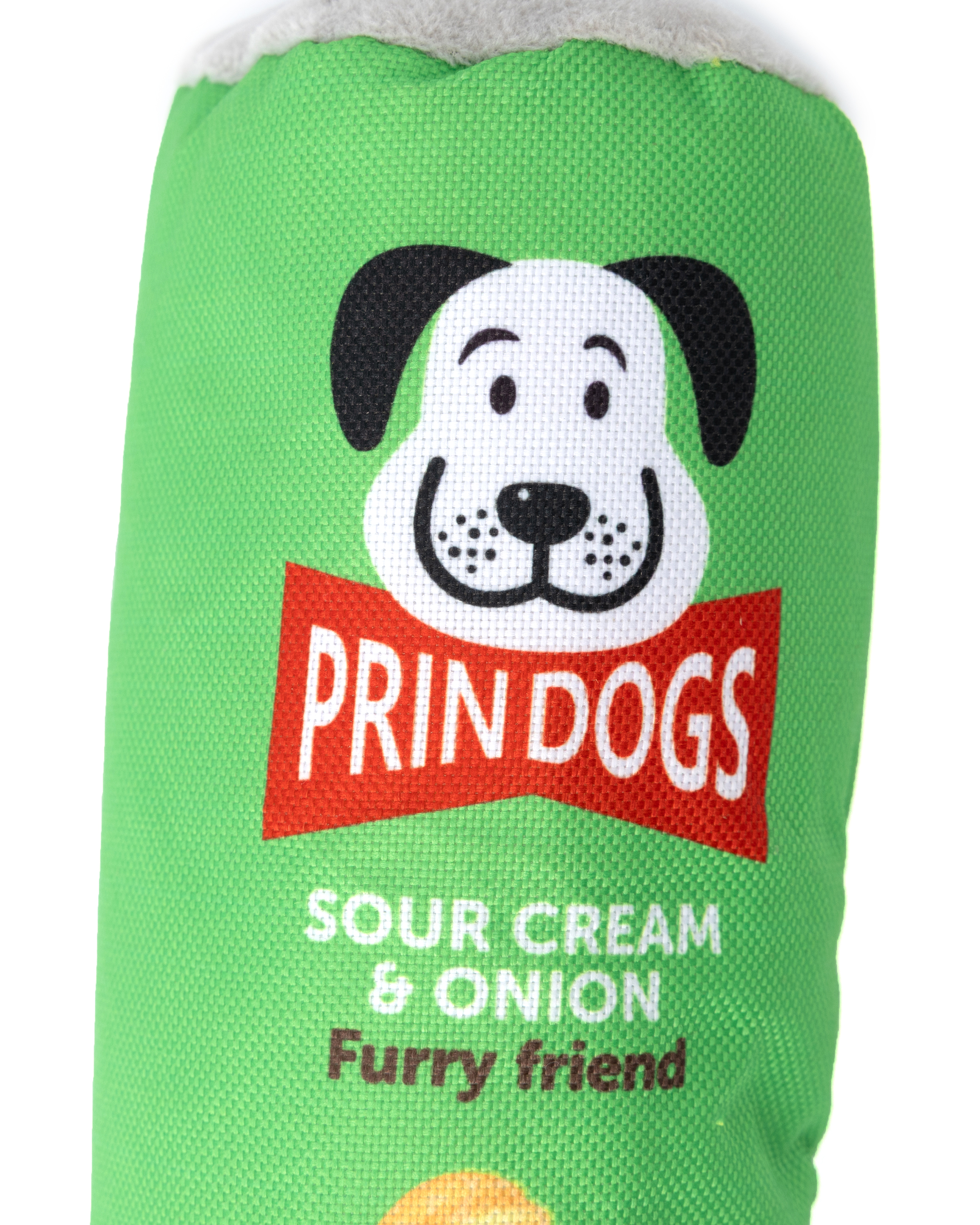 Игрушка для собак Barbaks Хрустящий снек мягкий пищит шуршит 23*7см - фото 2