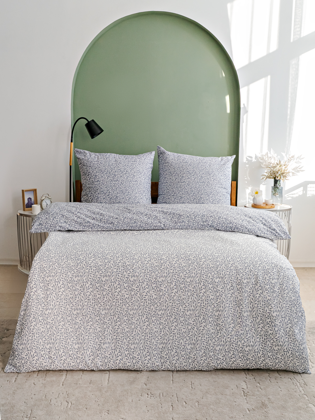 Комплект постельного белья LOVEBERRY Пастораль полутораспальный 4 предм. - фото 8