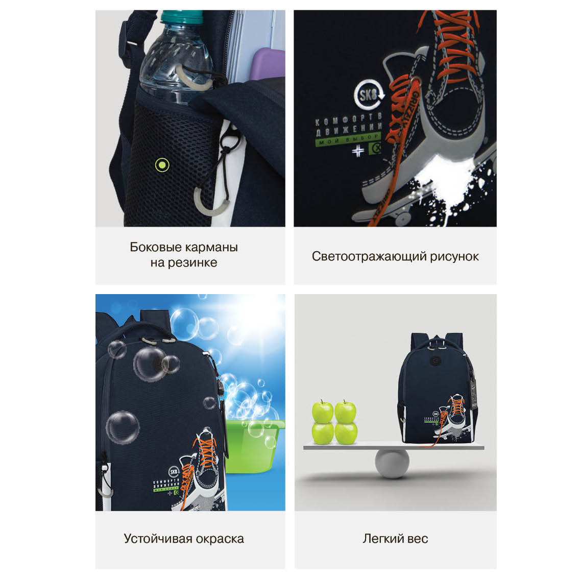 Рюкзак Grizzly для мальчика - фото 13