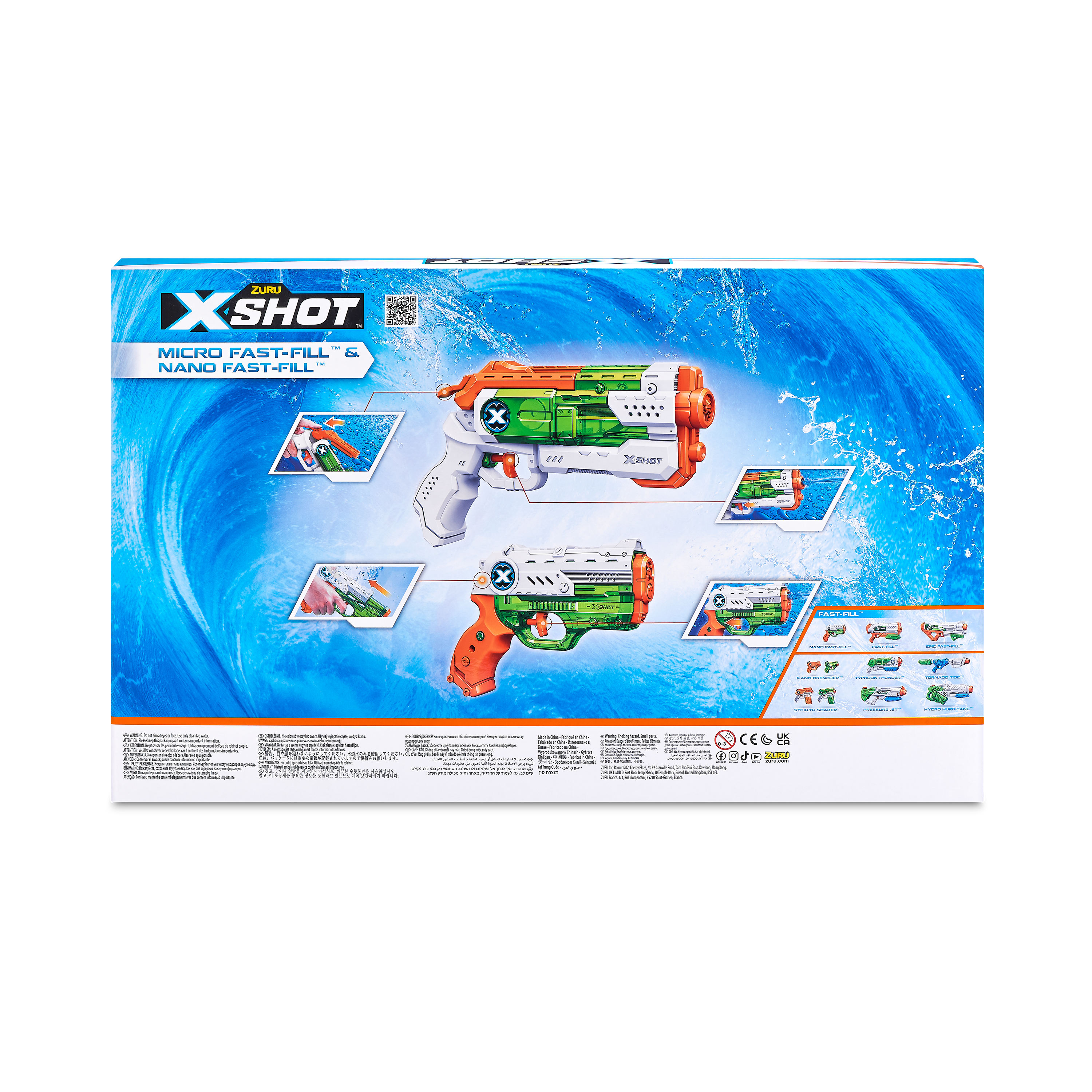Бластер водный Zuru XSHOT  Fast Fill Water Фаст Филл - фото 6