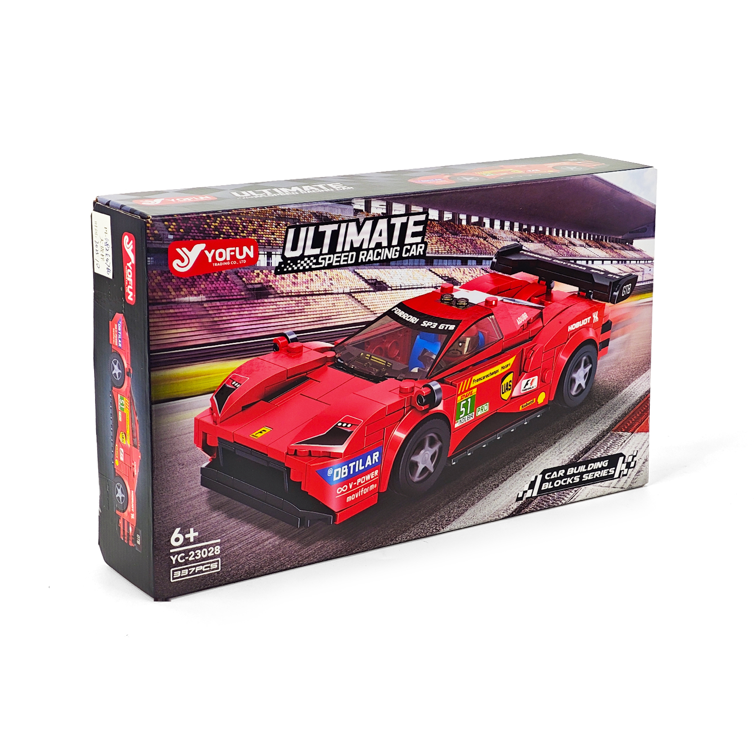 Конструктор Гоночная машина 337 дет. - фото 2