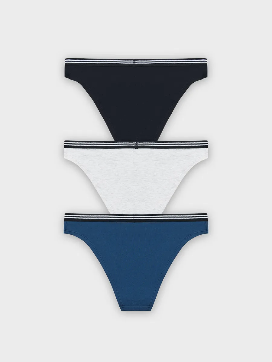 Трусы 3 шт Mark Formelle (Марк Формэль) 412574-1-3/серый меланж 4306-А-1 - фото 9