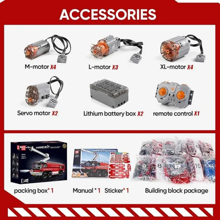 Конструктор Mould King Пожарная машина