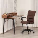 Компьютерное кресло TETCHAIR флок коричневый