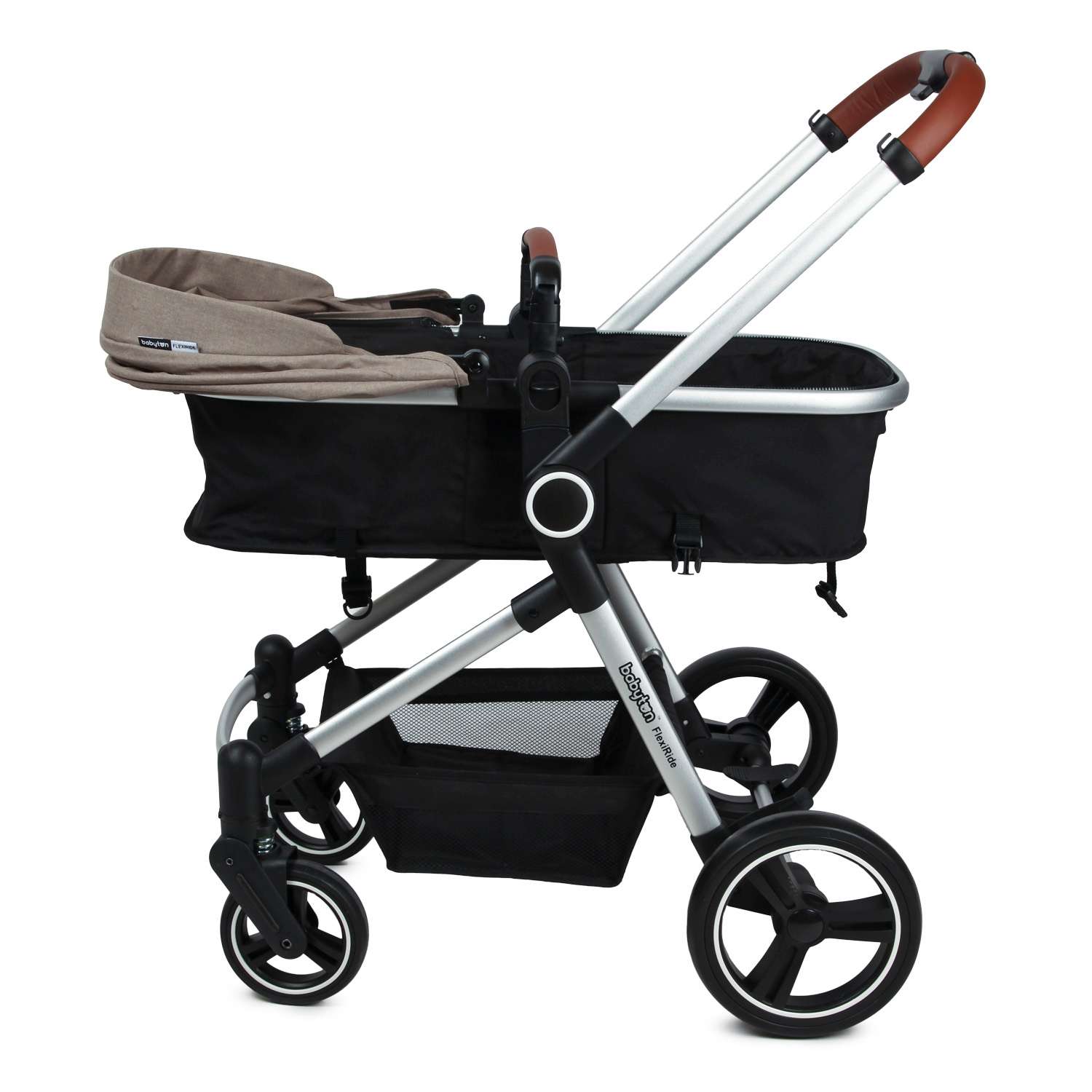 Коляска трансформер Babyton FlexiRide Black-Beige - фото 13