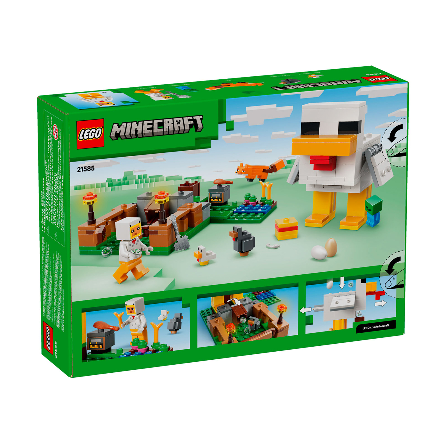 Конструктор LEGO Minecraft Куриная ферма 233 дет. - фото 3