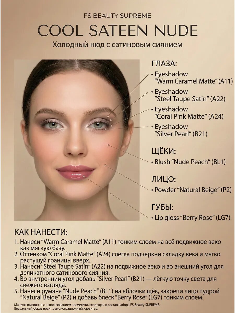 Подарочный набор декортивной косметики FS Beauty De Lux - фото 12
