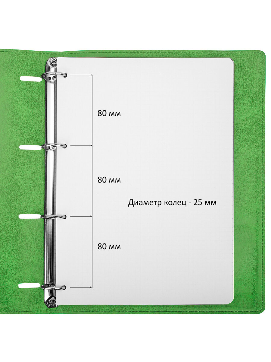 Тетрадь со сменным блоком Brauberg клетка 120 лист. - фото 5