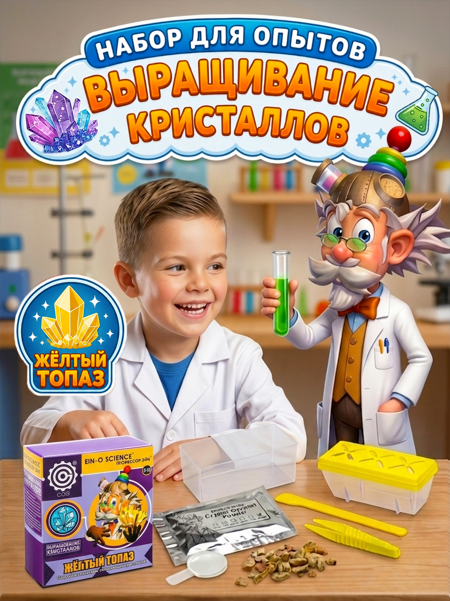 Набор для опытов Профессор Эйн Опыты и эксперименты - фото 2