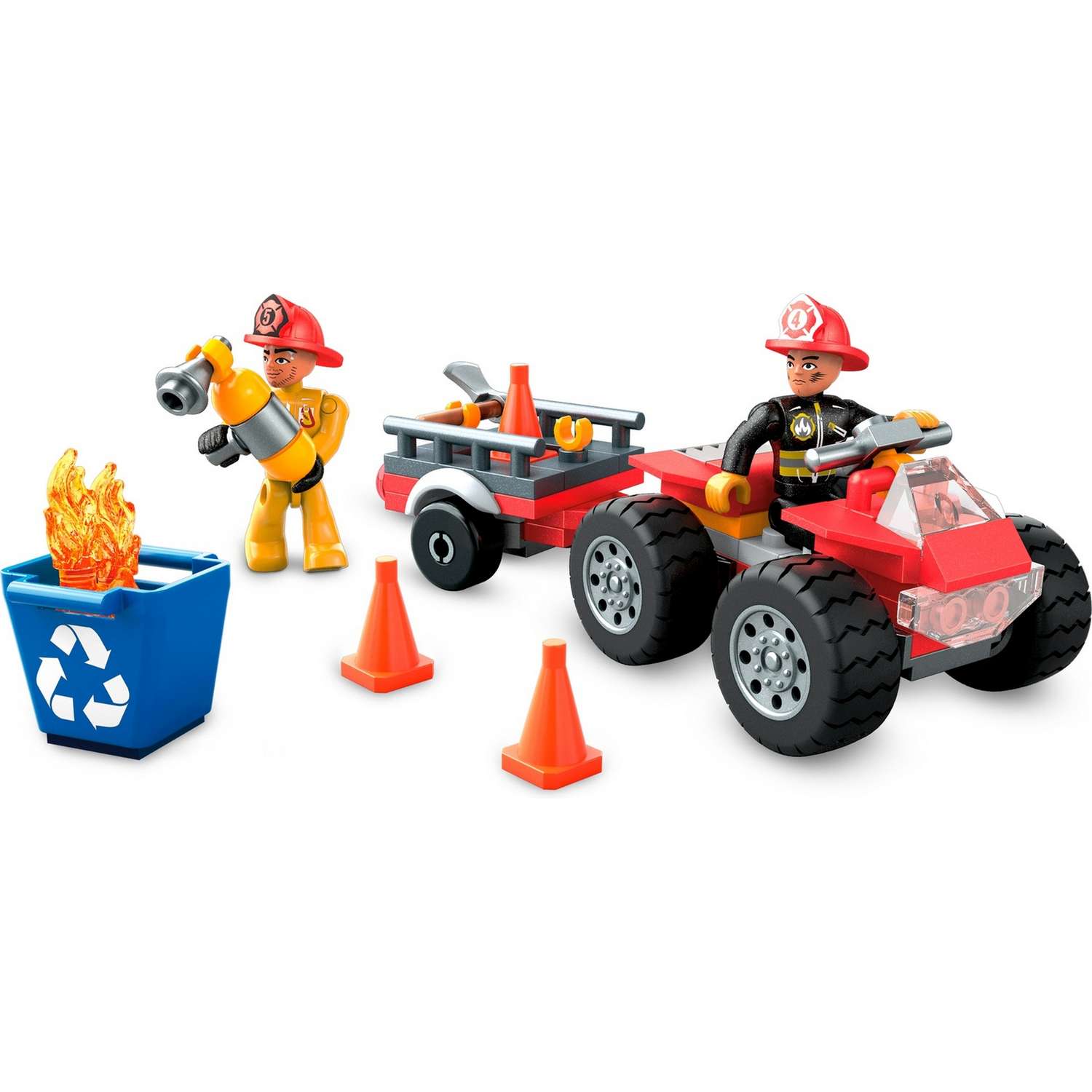 Конструктор Mega Construx Пожарная команда блочный - фото 5