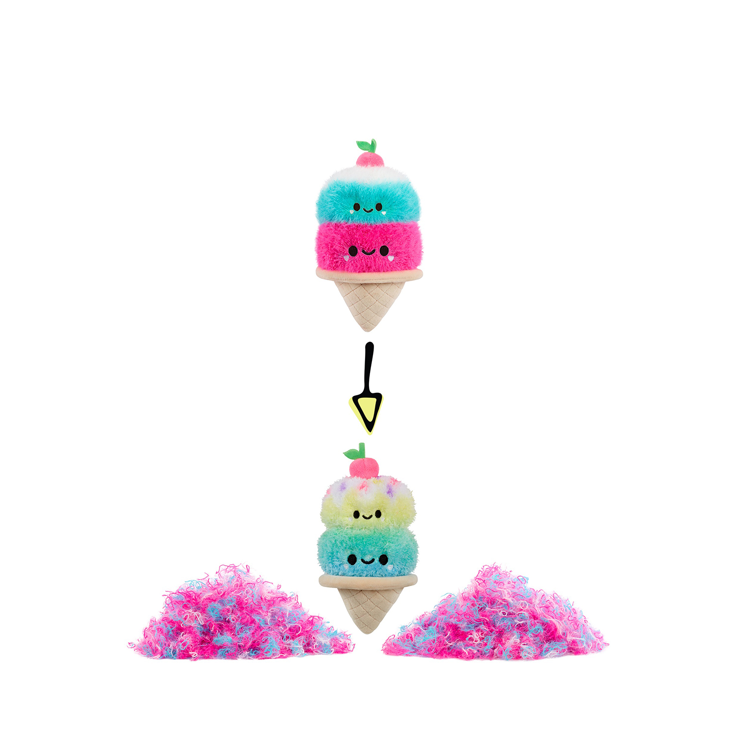 Игрушка мягкая Fluffie Stuffiez S Мороженое 511779-EUC - фото 4