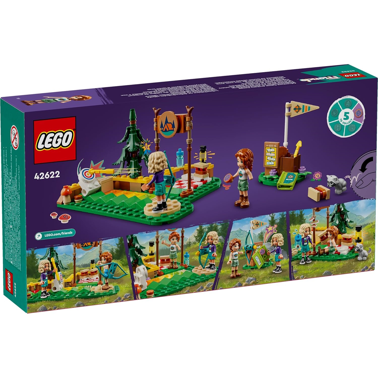 Конструктор LEGO Friends Лагерь Стрельба из лука 157 дет. - фото 6