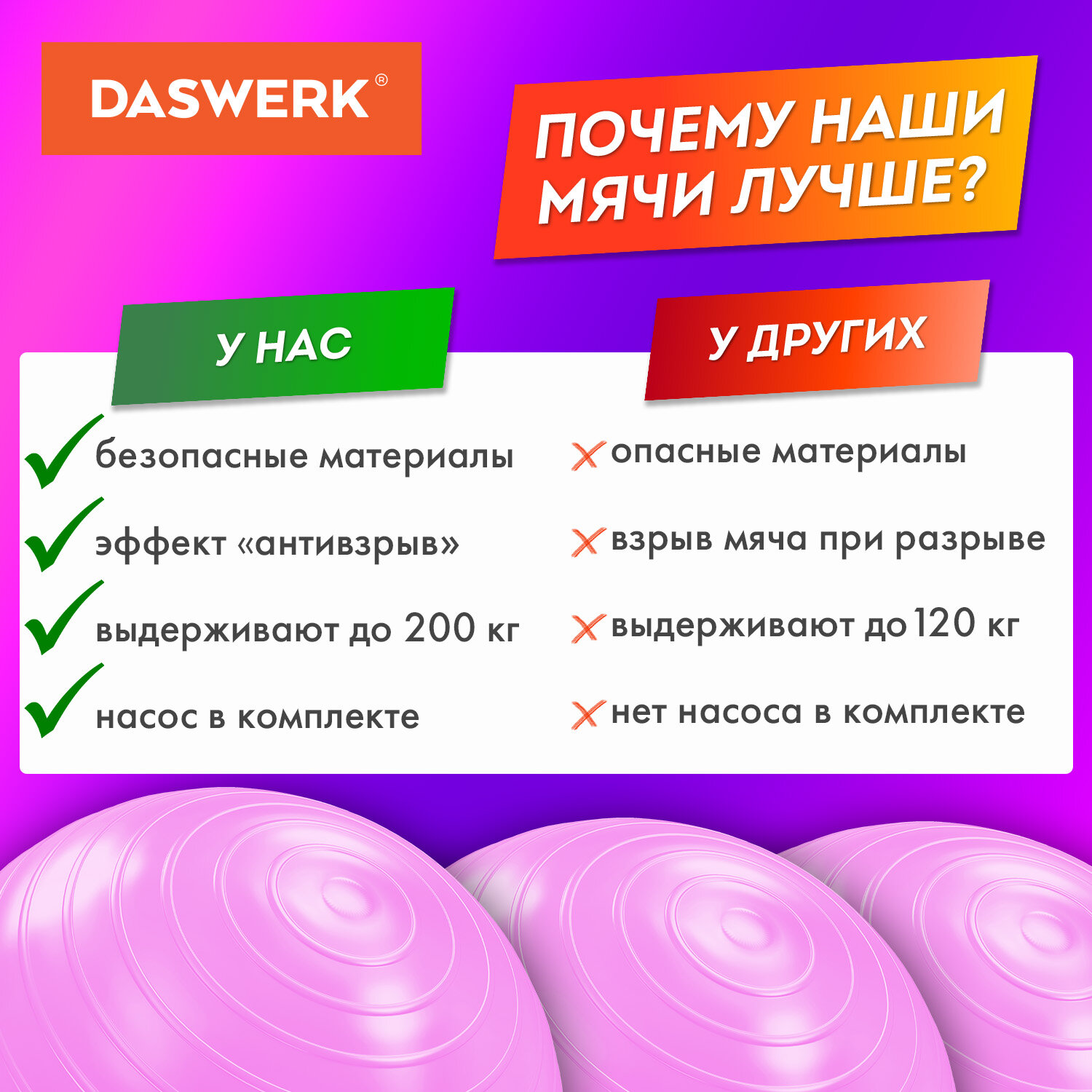 Фитбол DASWERK - фото 8