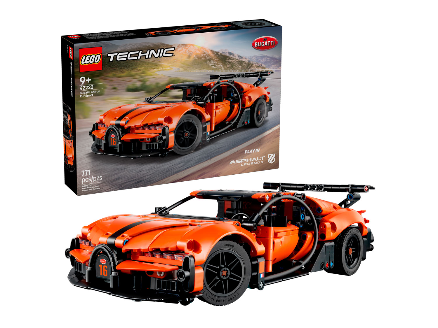 Конструктор LEGO Technic Бугатти 771 дет. - фото 1