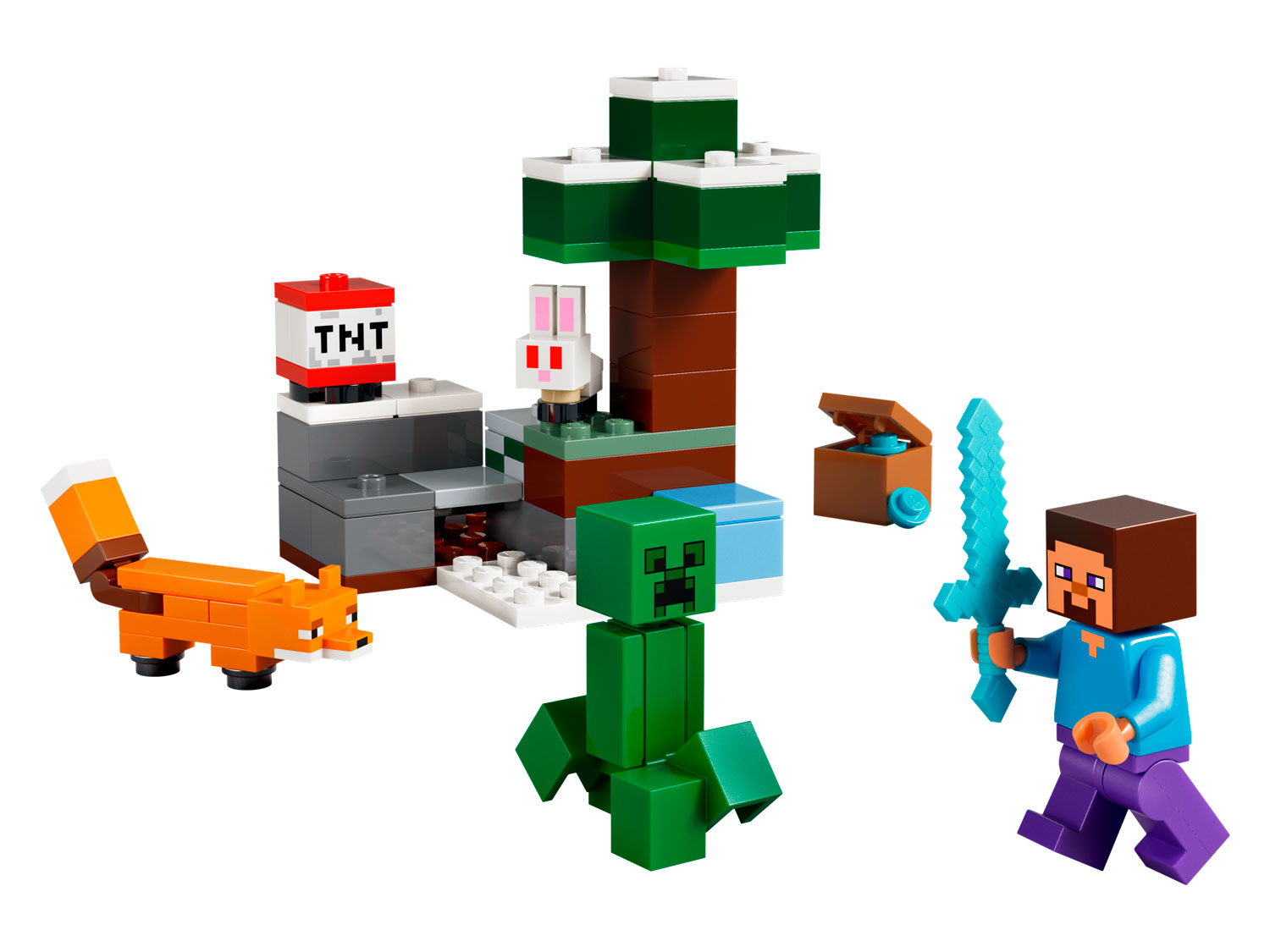 Конструктор LEGO Minecraft Приключение Стива 21583 79 дет. - фото 1
