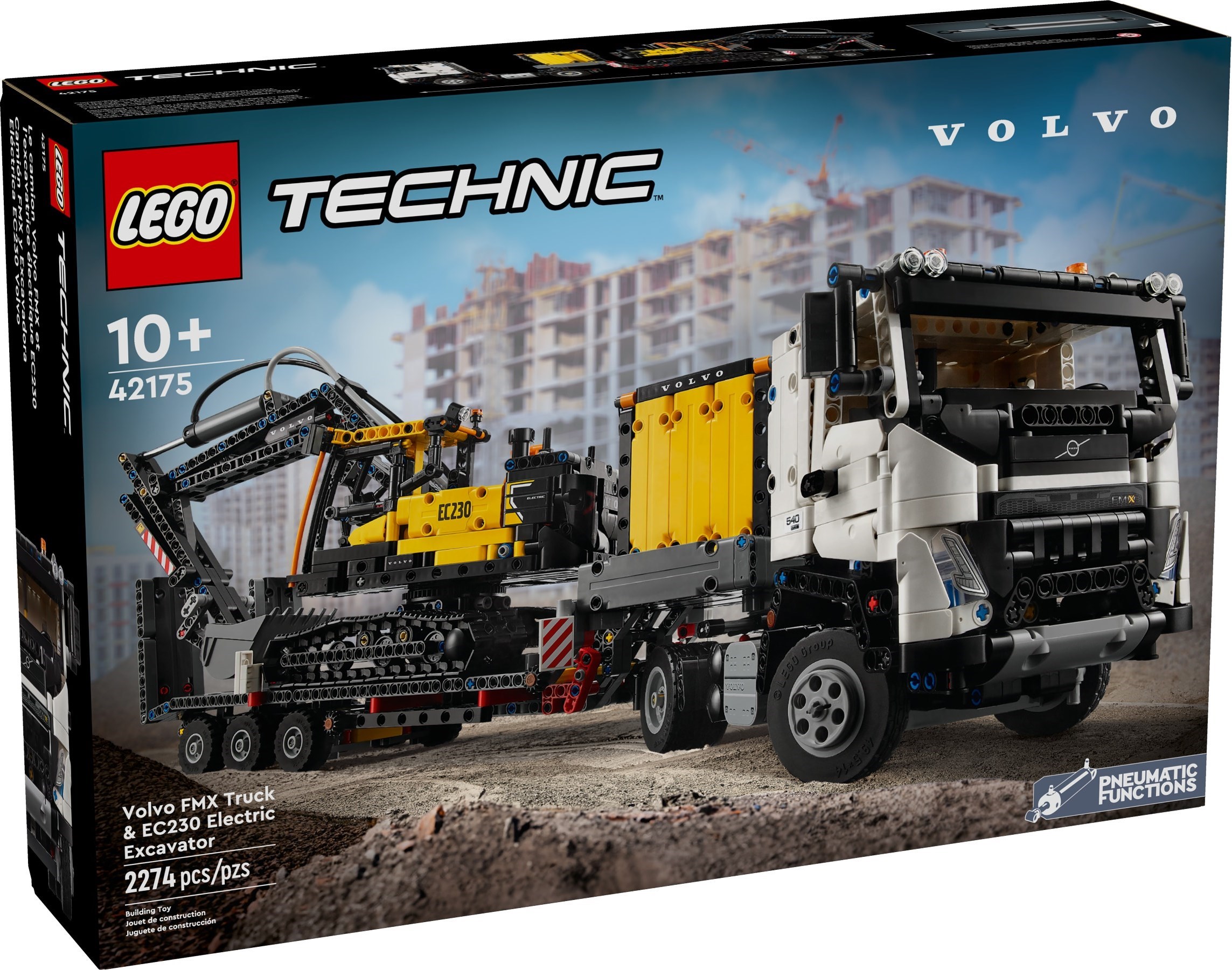 Изображение товара Конструктор LEGO Technic Грузовик и Экскаватор 42175 Volvo FCX набор для детей