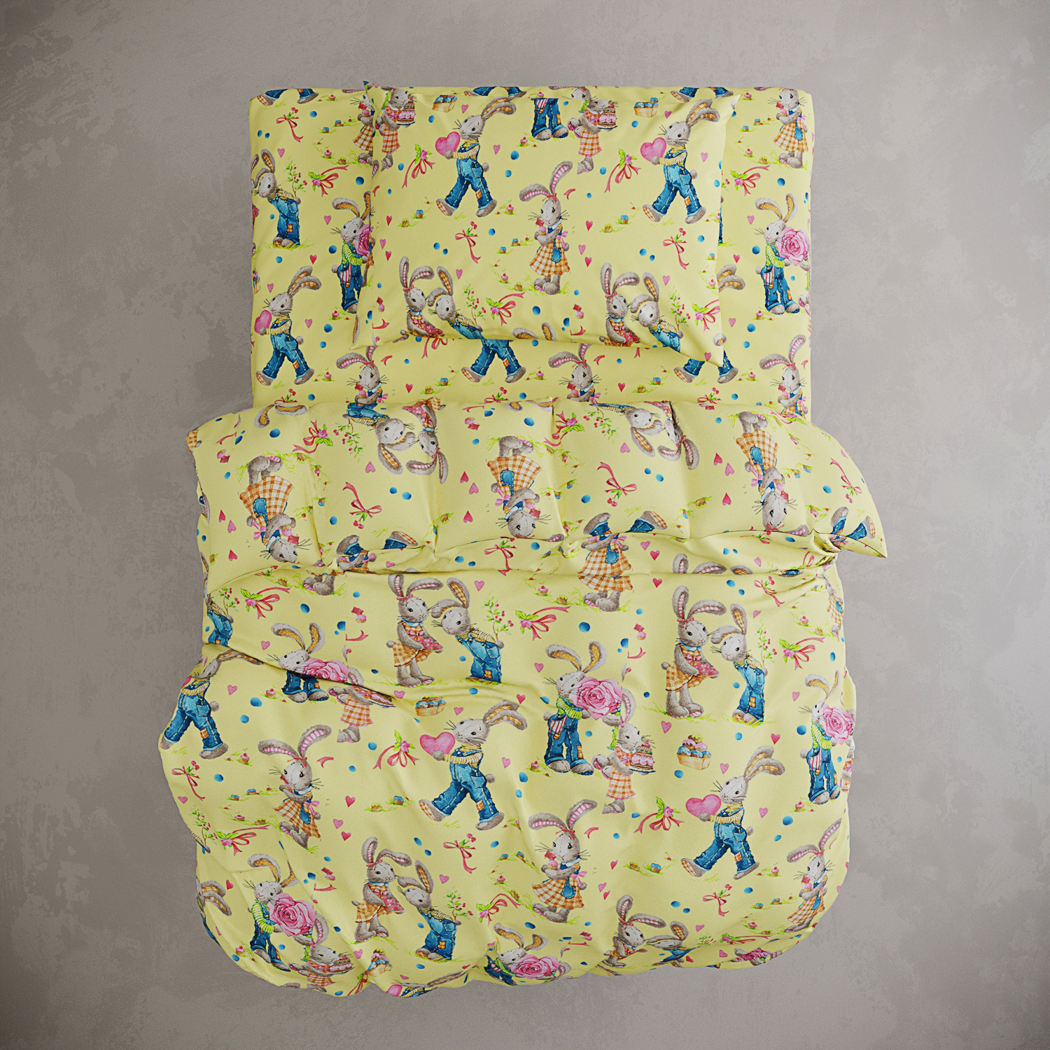 Комплект постельного белья Anna Maria Зайчики полутораспальный - фото 1