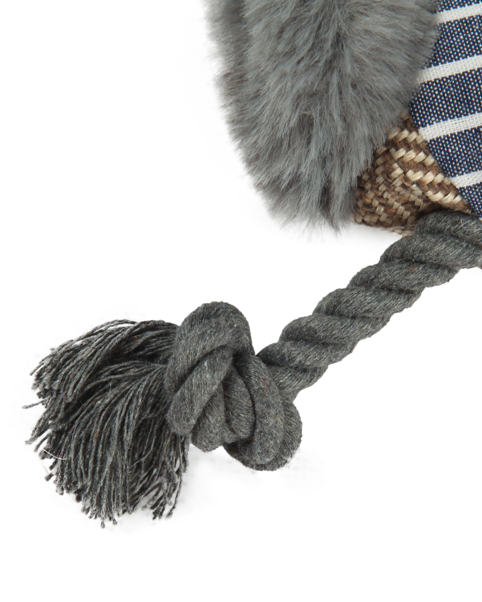 Игрушка для собак Barbaks Сова Капитолина мягкая с пищалкой шуршит 22*10см - фото 3