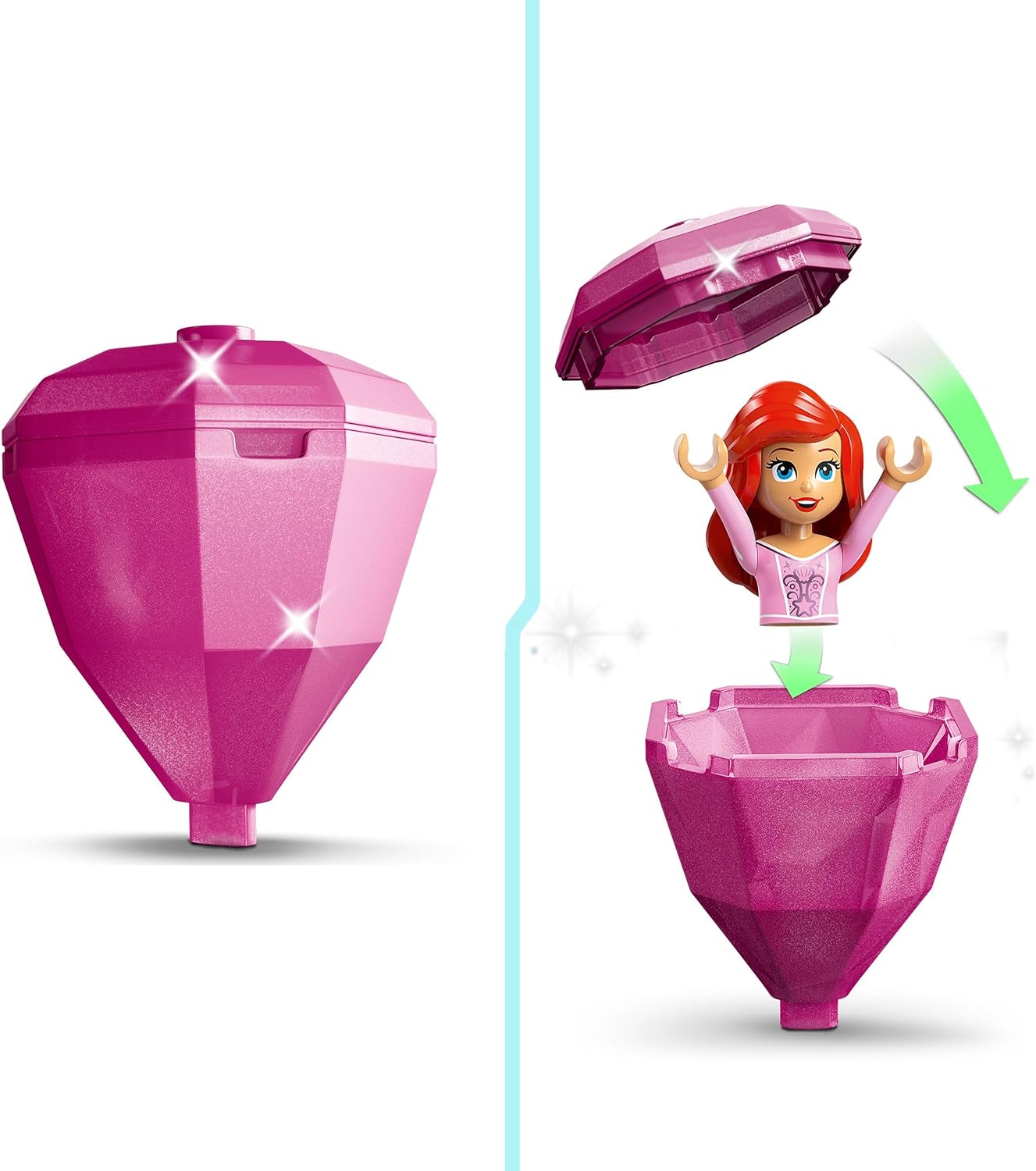 Конструктор LEGO Disney Princess Вращающаяся Ариэль блочный - фото 4