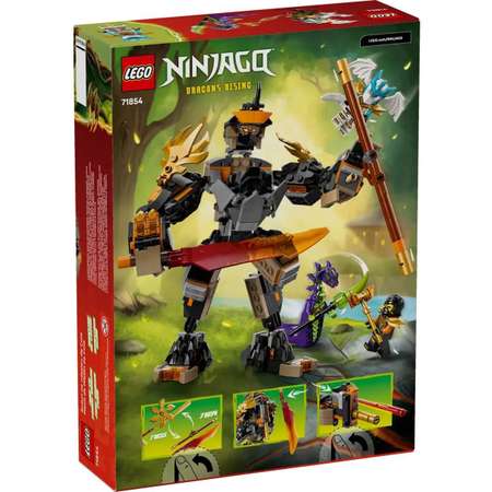 Конструктор LEGO NINJAGO Робот Коула и дракон Зейна 213 дет.