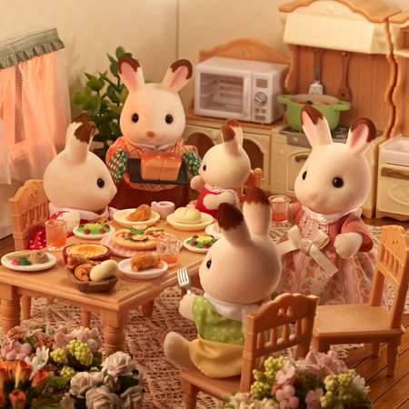 Игровой набор Sylvanian Families Семейство шоколадных кроликов