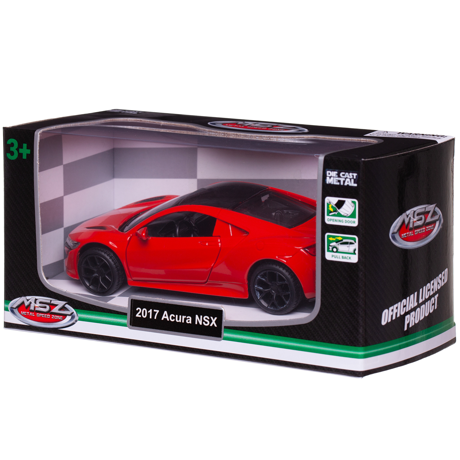 Автомобиль Abtoys Honda MSZ 1:43 WE-15957R - фото 3