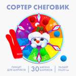 Игрушка Лесная мастерская сортер Снеговик