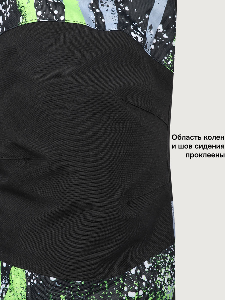 Комбинезон NIKASTYLE 8з1525 салат/черный - фото 13