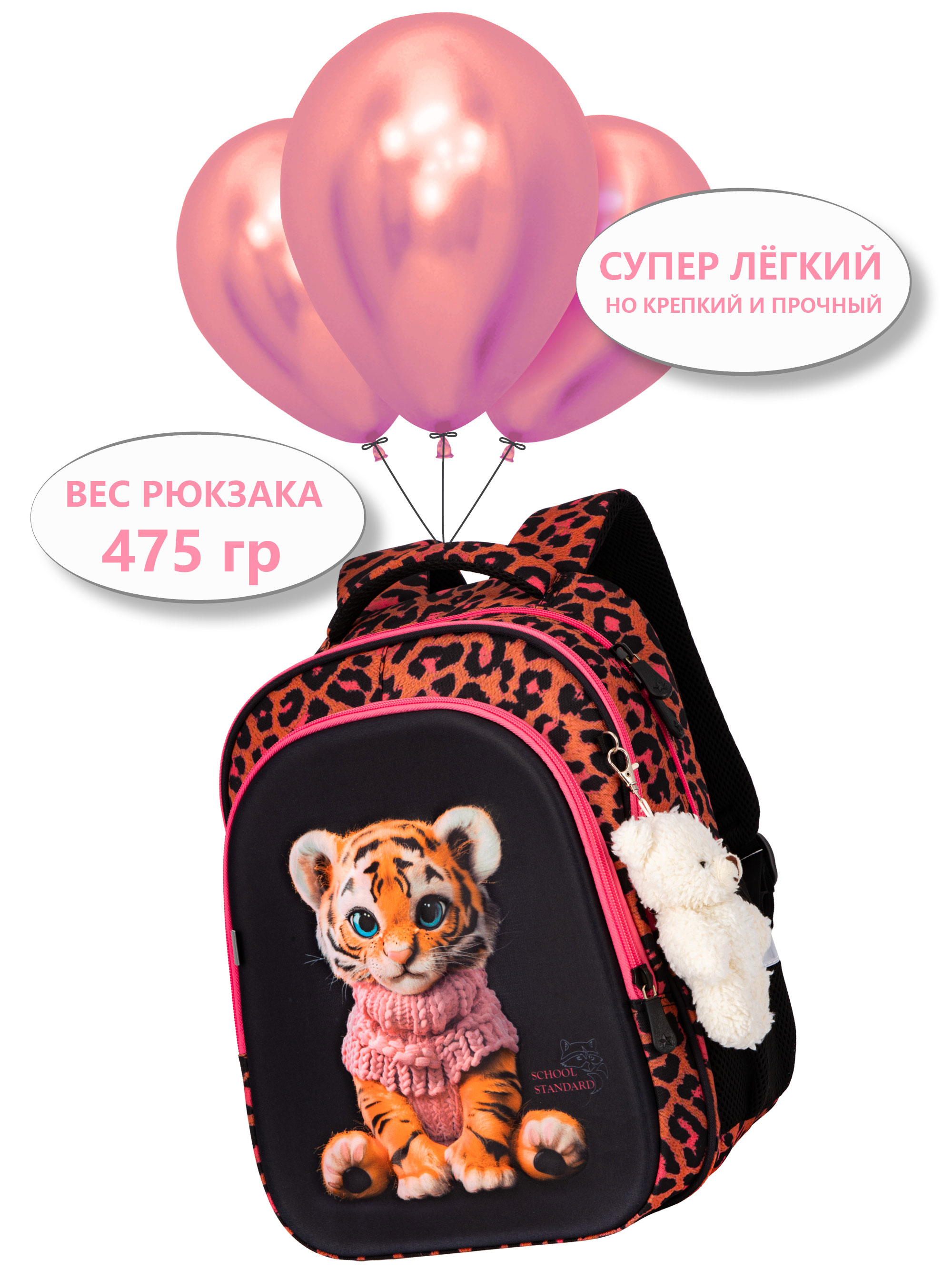 Рюкзак School Standard первокласснику набор 4 в 1 - фото 11