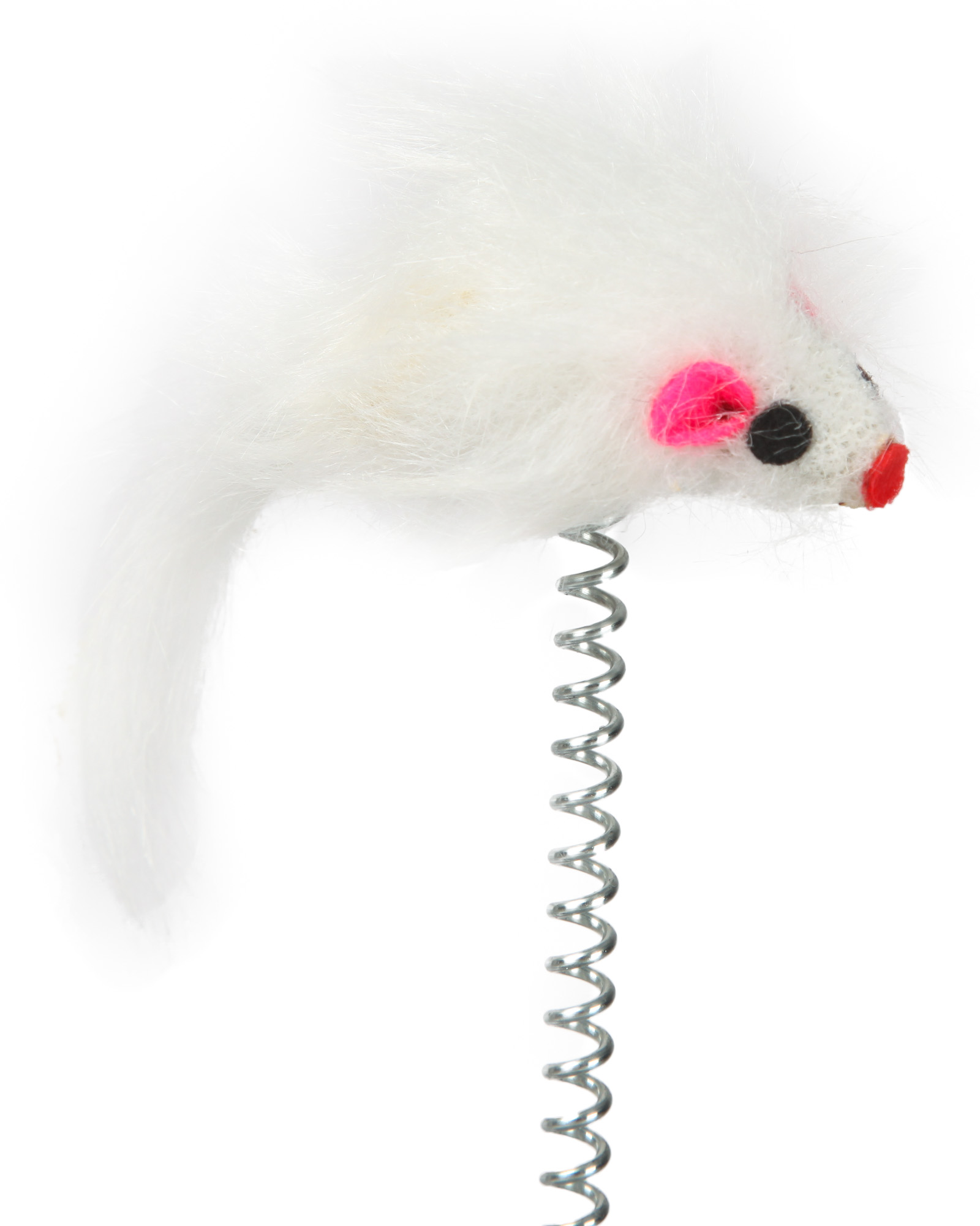 Игрушка для кошек Barbaks Круглый трек с мышкой на пружине 33*23.5см - фото 4