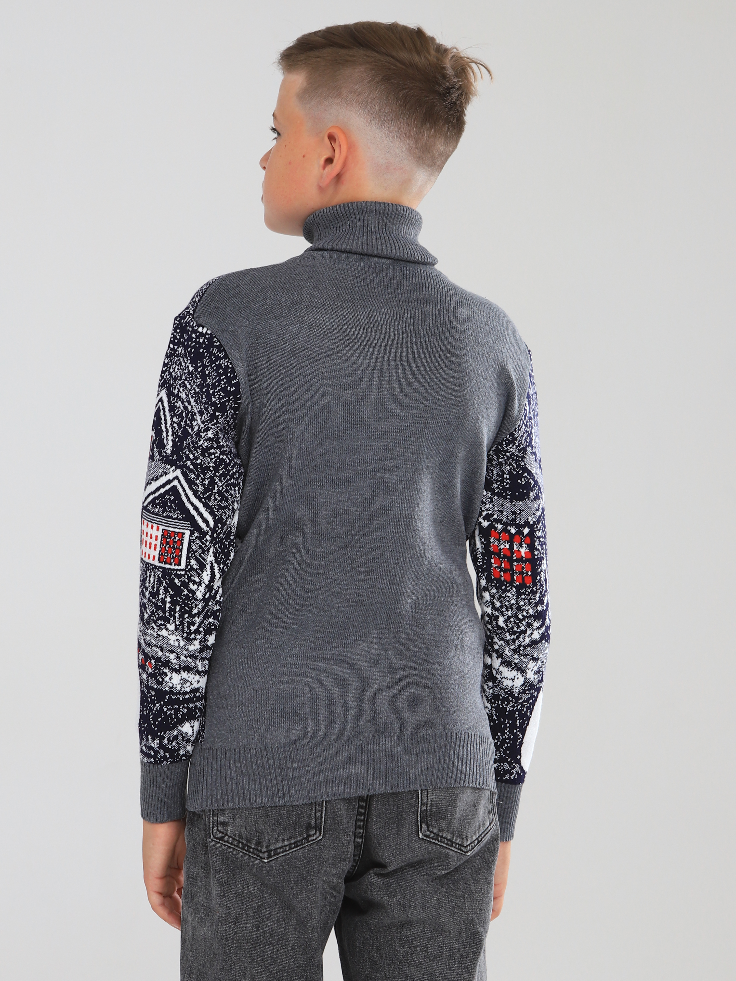 Свитер СИНИЙ МИР FUL3023A-C62 - фото 9