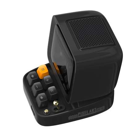 Беспроводная колонка DIVOOM портативная Ditoo Pro черная с пиксельным LED-дисплеем