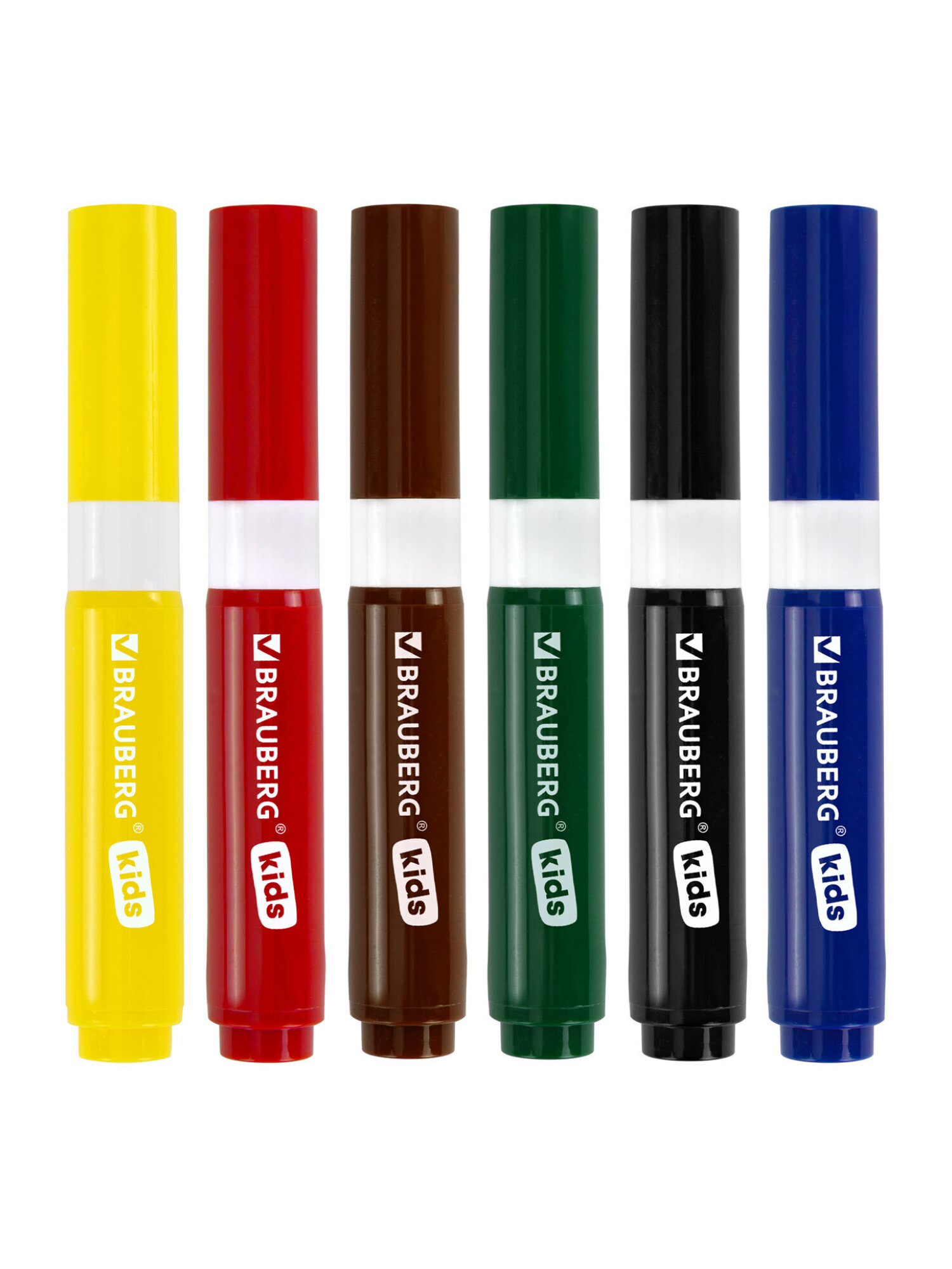 Фломастеры Brauberg 6 шт. - фото 11