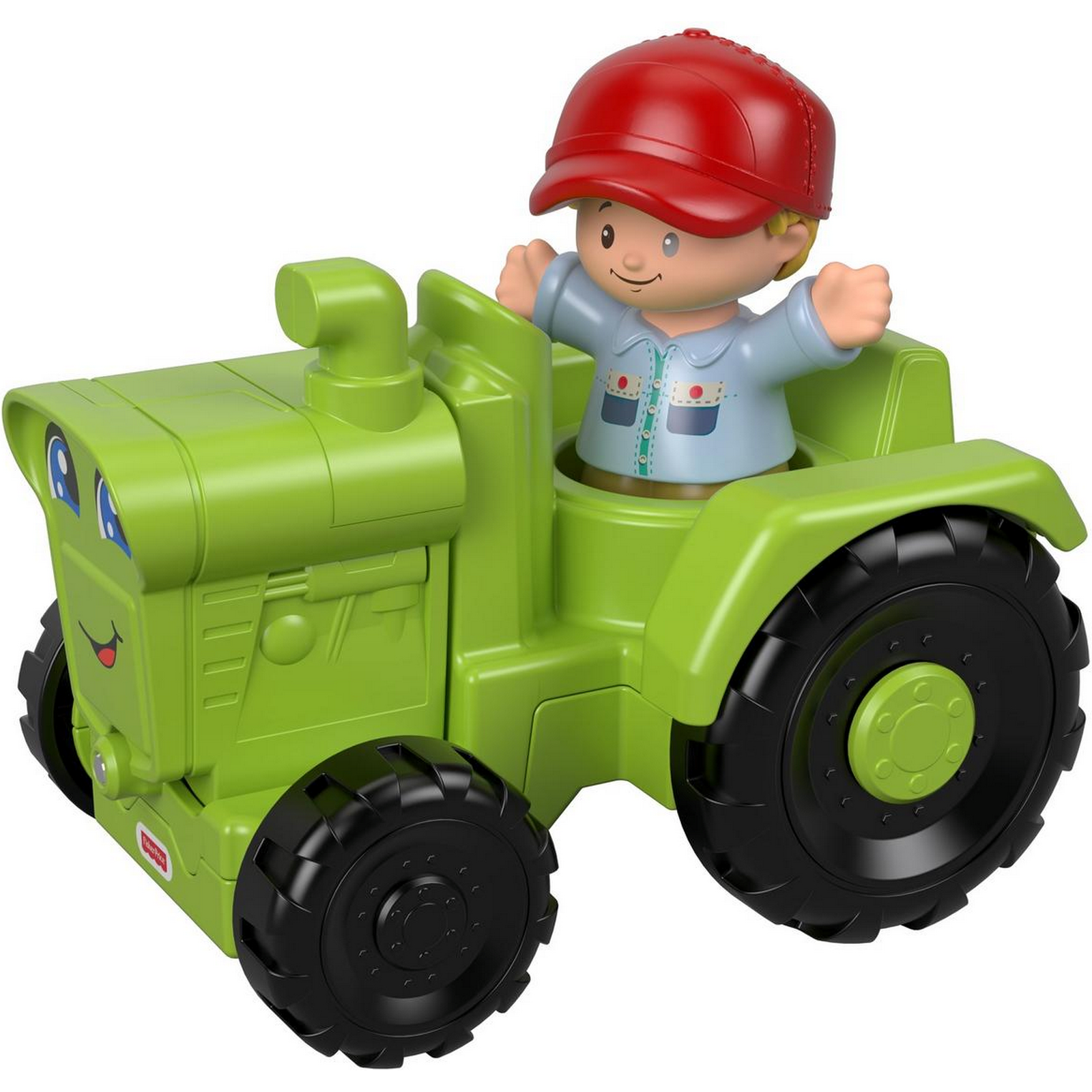 Трактор Fisher Price с фигуркой - фото 6