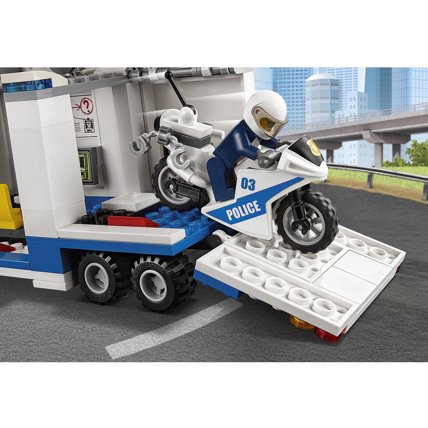 Конструктор LEGO City Police Командный центр блочный - фото 7