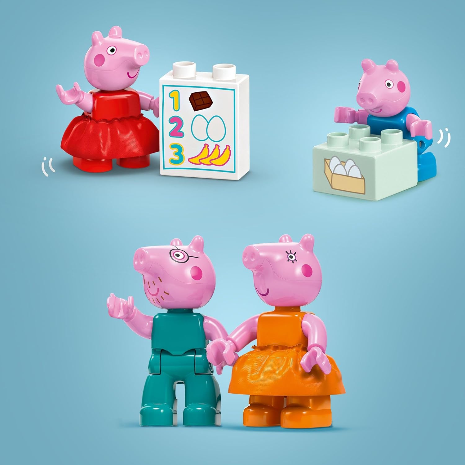 Конструктор LEGO DUPLO Супермаркет Свинка Пеппа 70 дет. - фото 4