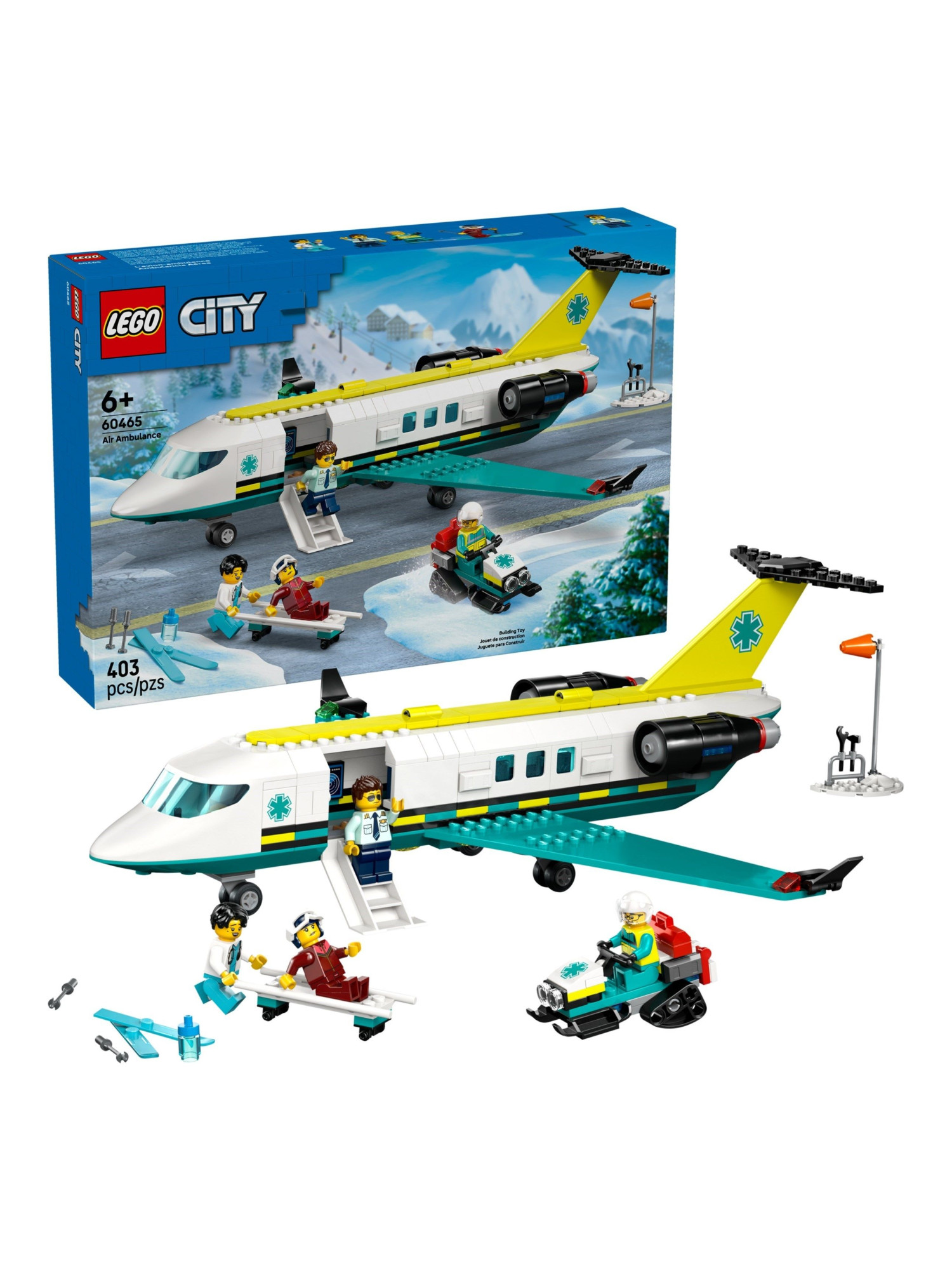 Конструктор LEGO City Самолет воздушной помощи 403 дет. - фото 2