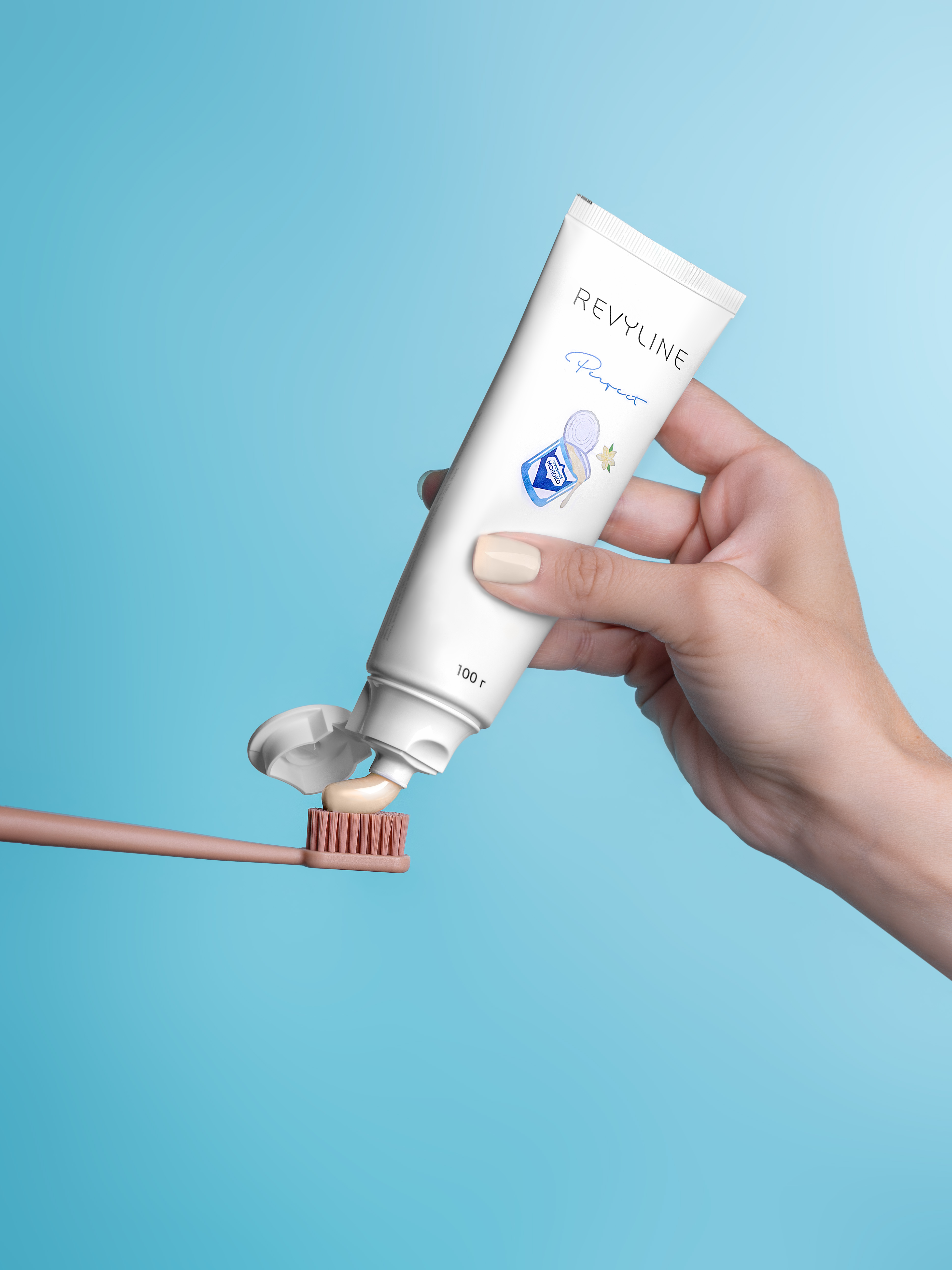 Зубная паста Revyline с фтором Сгущенное молоко и Ваниль 100 г - фото 7