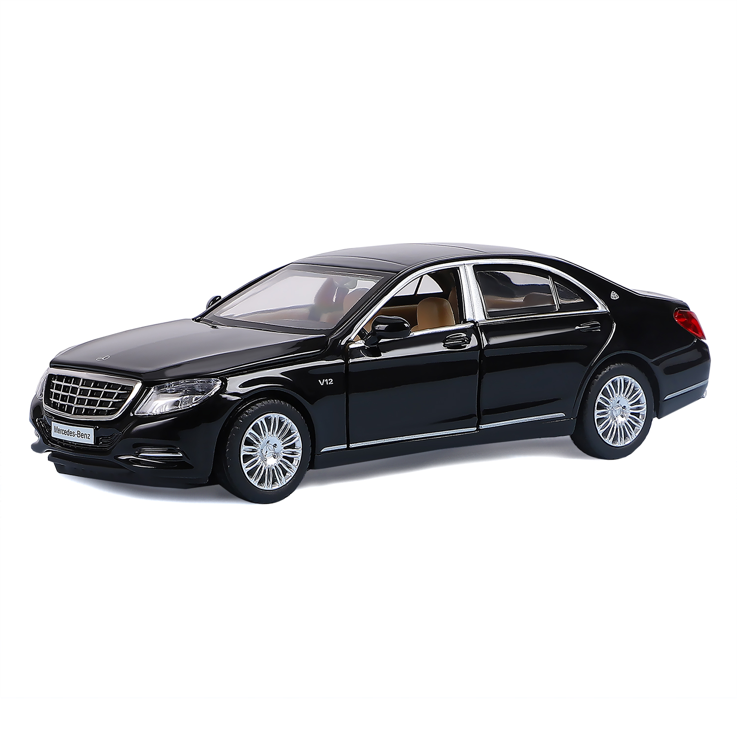 Автомобиль АВТОпанорама Mercedes Benz S600 1:32 JB1251034 - фото 12
