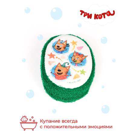 Мочалка Три кота Гаваи
