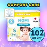 Подгузники Momi Comfort Care S 102 шт.