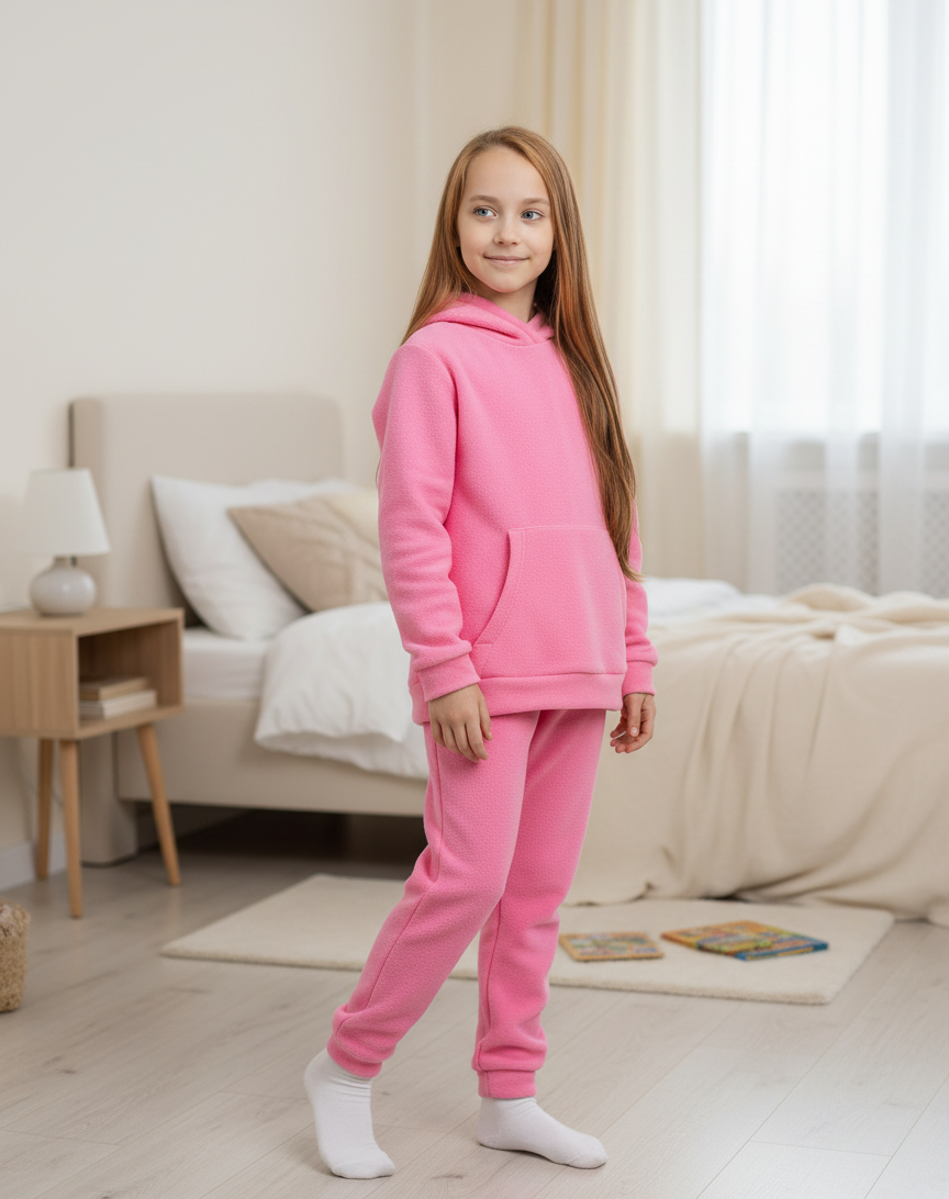 Изображение товара Костюм ULTRA для девочки: флисовая толстовка и брюки