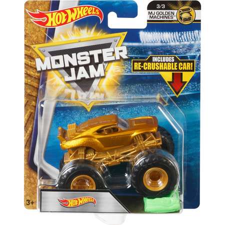 Автомобиль Hot Wheels 1:64 золотой