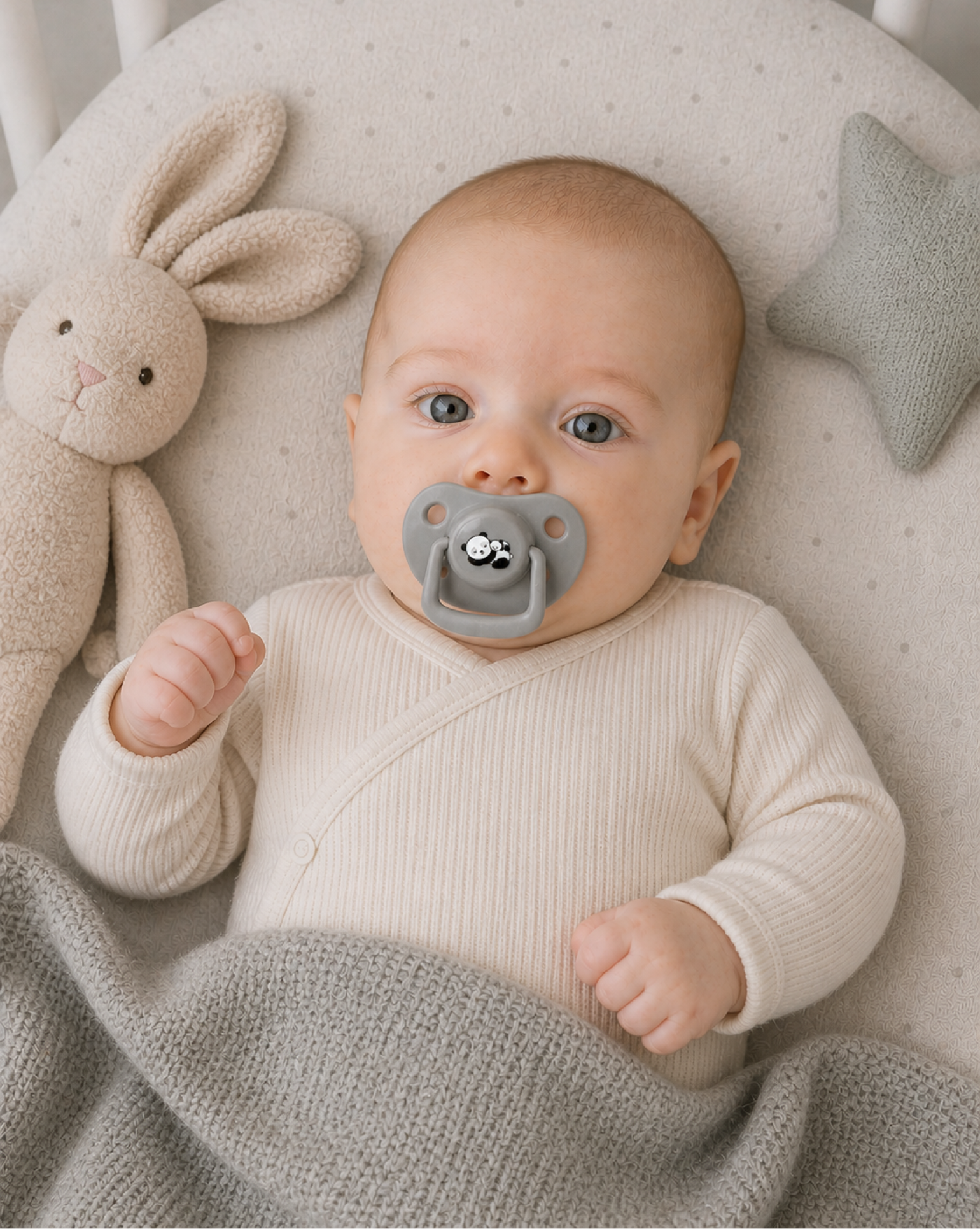 Пустышка BabyGo силикон классическая от 0 мес. 2 шт. - фото 5