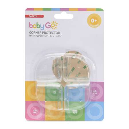 Накладки на углы стола BabyGo 4шт BD-16005