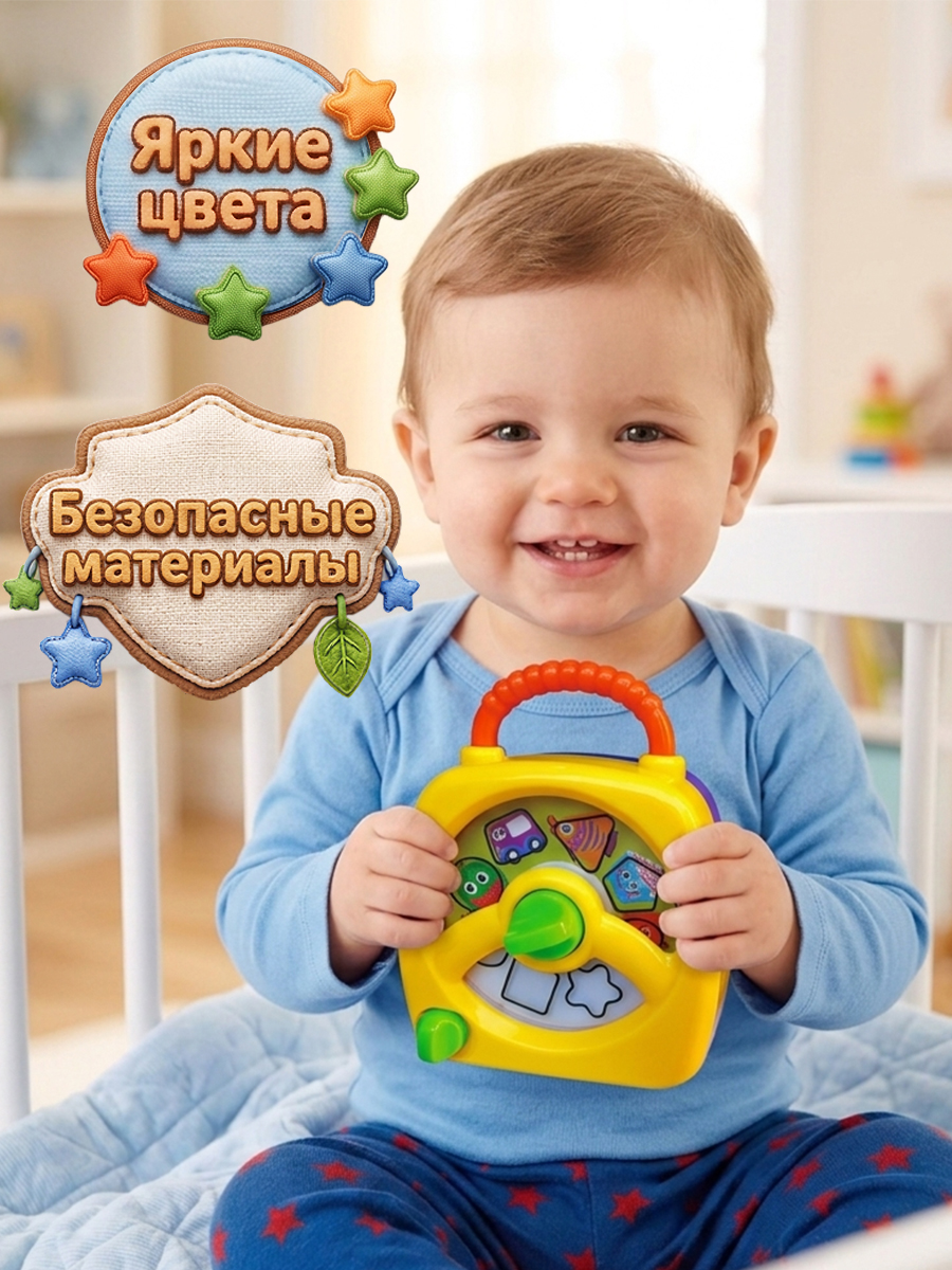 Игрушка Mioshi развивающий центр Погремушка - фото 5