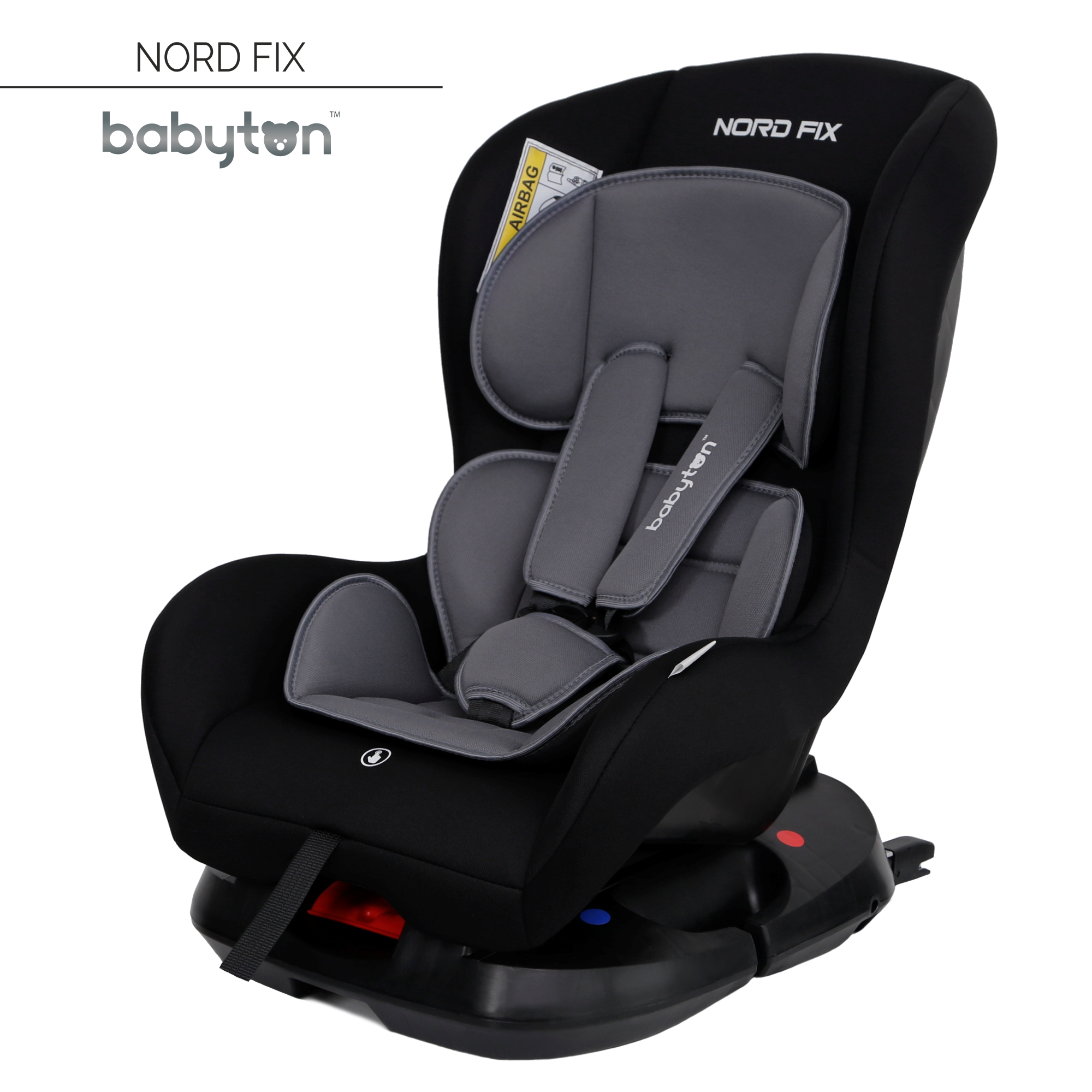 Автокресло Babyton Nord Fix Black-Grey Isofix 0+/1 (0-18 кг) - фото 1
