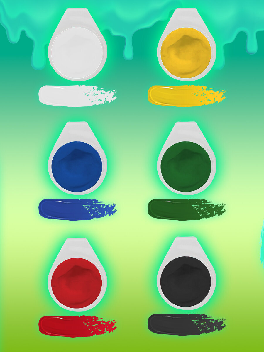 Краски гуашь Brauberg 6 цв. - фото 4