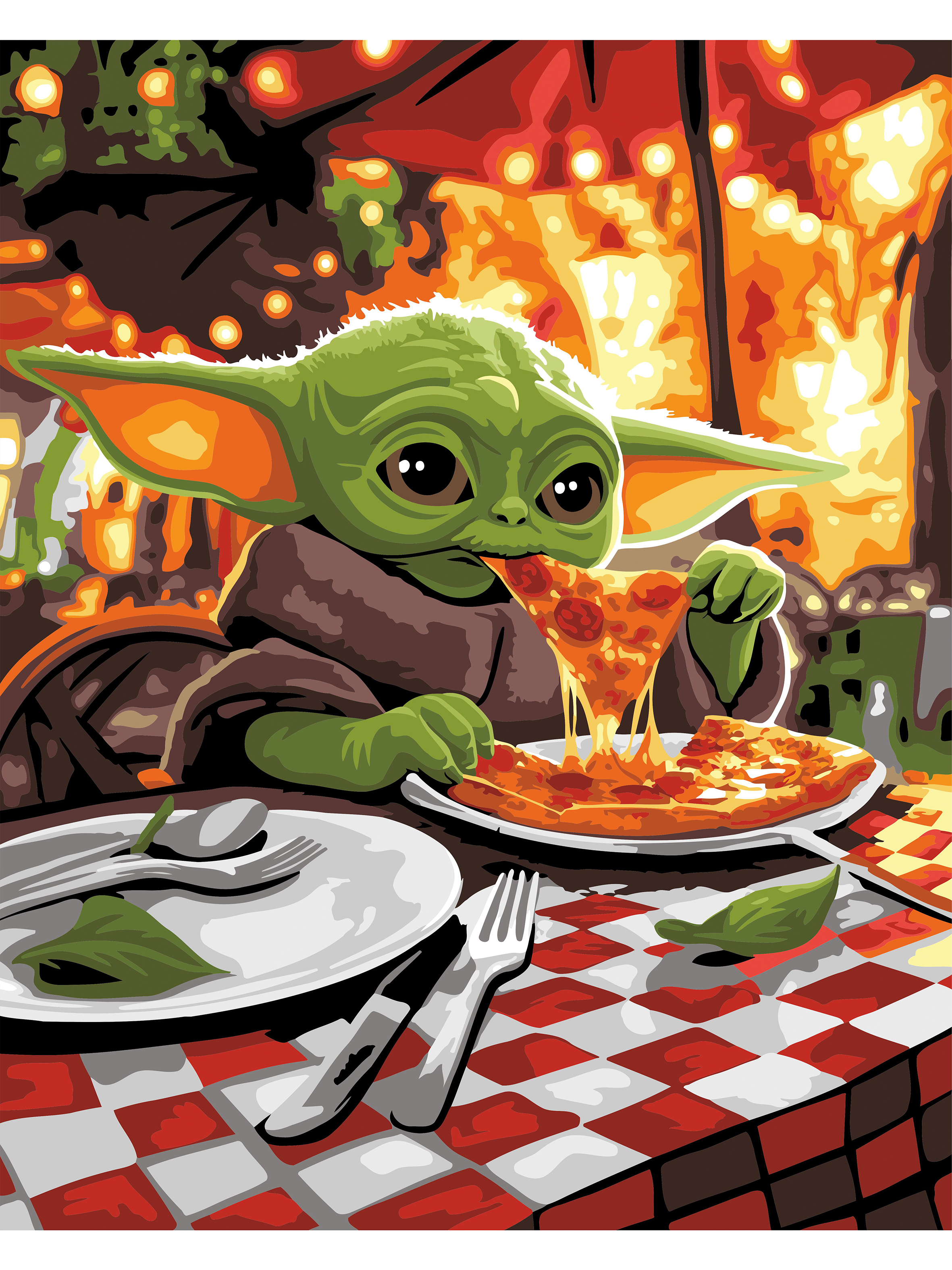 Картина по номерам Hobby Paint Сила пиццы в ассортименте - фото 2