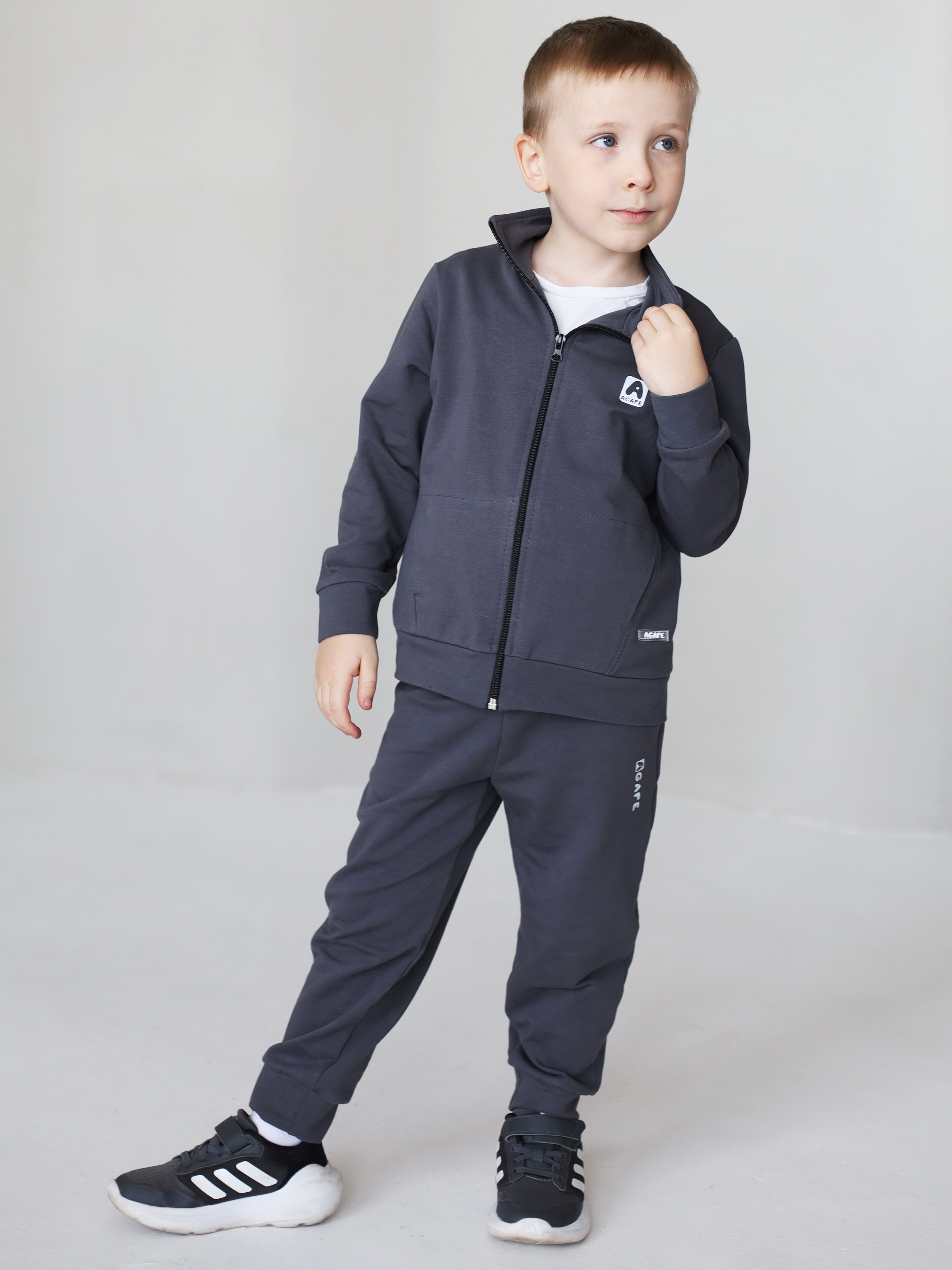 Костюм Агапэ 8015_серый - фото 1